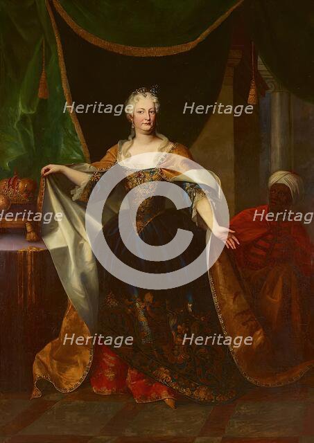 Elisabeth Christine von Braunschweig-Wolfenbüttel, 1730. Creator: Johann Gottfried Auerbach.