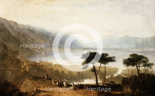 Lake of Geneva from Montreux, c1810. Creator: JMW Turner.