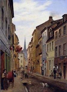 The Parochialstraße, 1831. Artist: Gaertner, Johann Philipp Eduard (1801-1877)