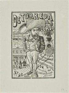 From Torreón to Lerdo, c. 1905. Creator: José Guadalupe Posada.