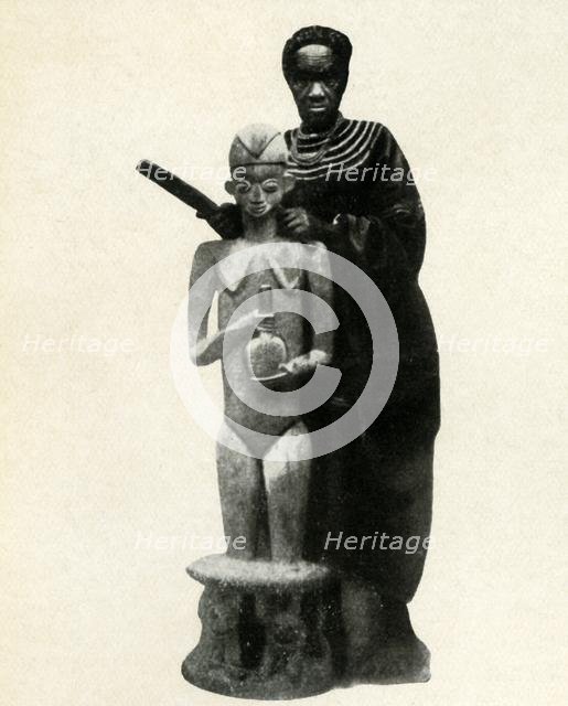 'African sculptor (Cameroons)', 1947. Creator: Unknown.