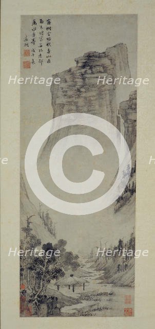 Poetic thoughts in a riverside pavilion, 1558. Creator: Wen Zhengming (1470-1559).