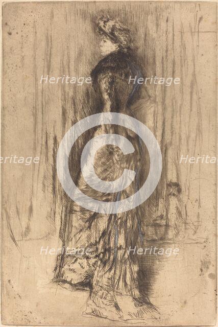 Maud, Standing, c. 1873. Creator: James Abbott McNeill Whistler.