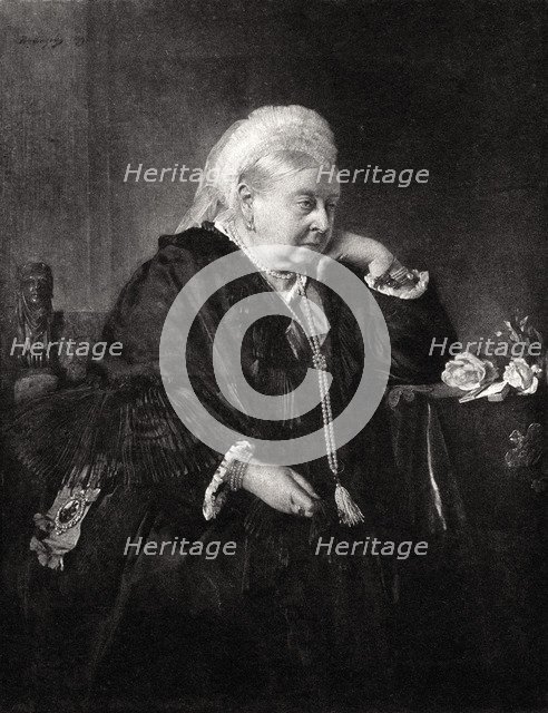 'Queen Victoria at the Age of Seventy-eight', late 19th century. Artist: Cockerell