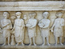 Reliefs of sacrifice, Palmyra Archaeological Museum, Tadmor, Syria. Creator: Unknown.