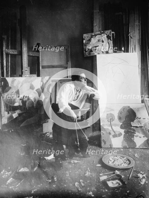 Francis Picabia, between c1910 and c1915. Creators: Bain News Service, George Graham Bain.