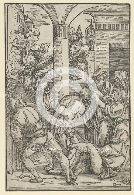 The Flagellation, from The Life of Christ, ca. 1511-12. Creator: Hans Schäufelein the Elder.