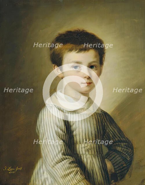 Boy portrait, 1826. Creator: Joseph Lavos.