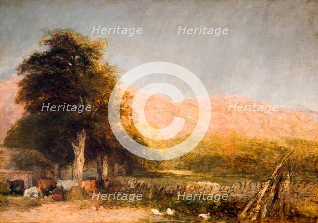 A Farm at Bettws-y-Coed, 1856. Creator: David Cox the elder.