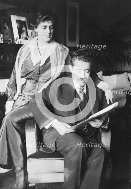 F. Kreisler & wife, 1917. Creator: Bain News Service.