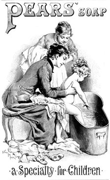 Advertisement for Pears' Soap, 1895. Creator: Unknown.