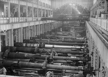 Navy Yard, U.S., Washington - Big Gun Section of Shops, 1917. Creator: Harris & Ewing.
