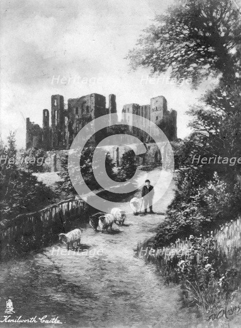 Kenilworth Castle, Warwickshire, England, 1903.Artist: Hayes