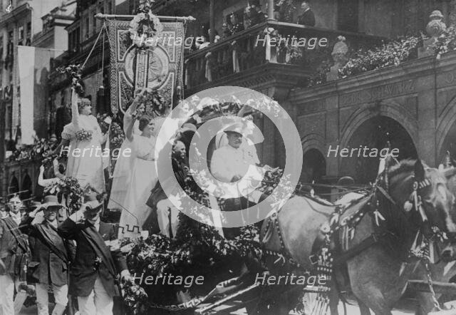 Leipzig Turnfest Procession, 1913. Creator: Bain News Service.