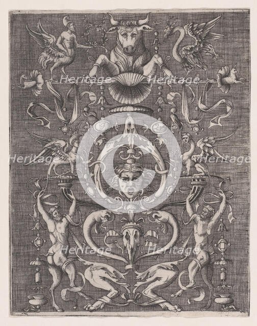 Ornamental Panel, ca. 1514-36., ca. 1514-36. Creator: Anon.