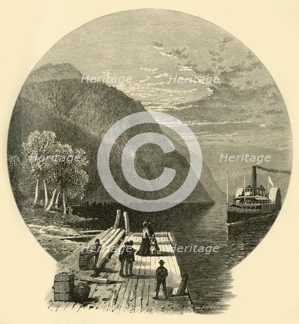 'Owl's Head Landing', 1874.  Creators: John Douglas Woodward, Frederick William Quartley.