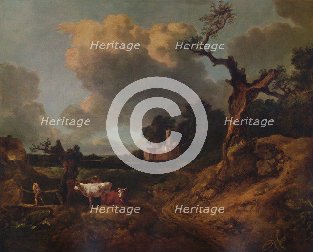 'Elmsett Church, West Suffolk', 18th century, (1935). Artist: Thomas Gainsborough.