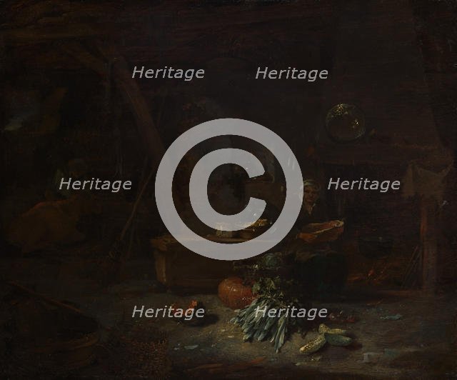 Interior of a Kitchen, ca. 1642-44. Creator: Willem Kalf.