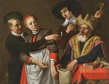 Rivals, First Half of 17th cen.. Creator: Moeyaert, Claes Cornelisz. (1592-1655).