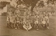 The Battalion Hockey Team of the First Battalion, The Queen's Own Royal West Kent Regiment. Poona, I Artist: Unknown