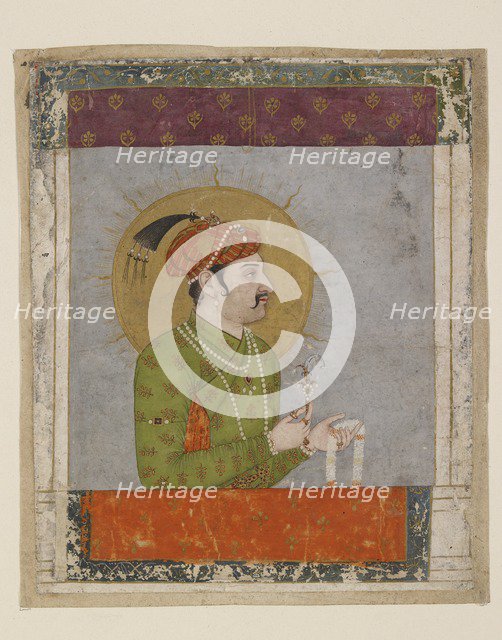 Portrait of a prince in a window, late 18th century. Artist: Unknown.