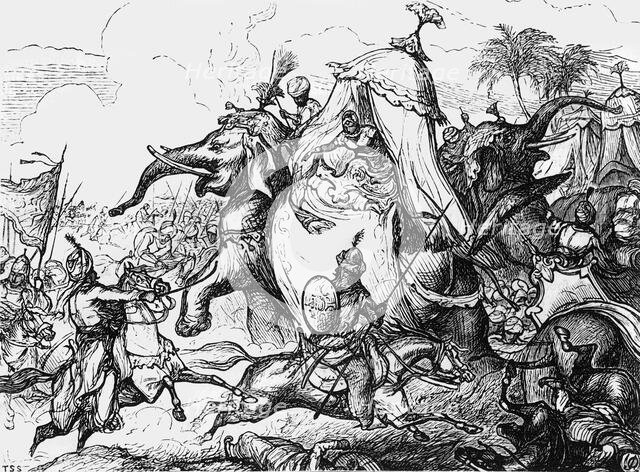 'The Rout at Eroor', c1891. Creator: James Grant.