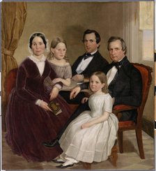 William Jervis Hough and Family, c. 1852-1853. Creator: J. Brayton Wilcox.