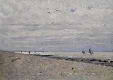 Sea Landscape off Honfleur, 1881. Creator: Sven Richard Bergh.