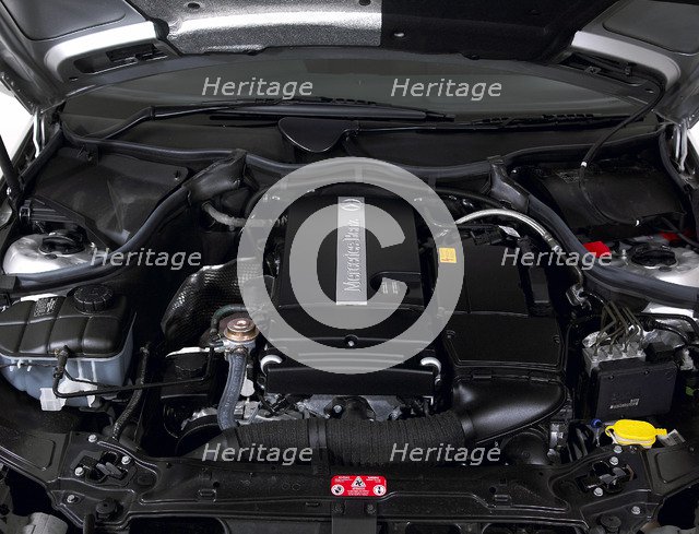 2003 Mercedes Benz C200k Coupe. Artist: Unknown.