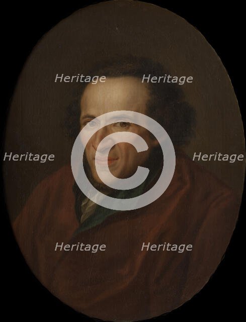 Portrait of Moses Mendelssohn (1729-1786) , Early 1780s. Creator: Anonymous.
