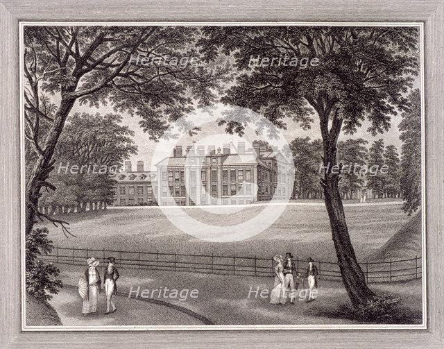 Kensington Gardens, Kensington, London, 1823. Artist: T Vivares