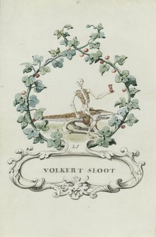 Cartoon of Volkert Sloot, 1710-1720. Creator: Anon.