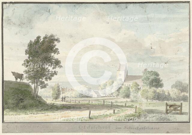 Oudeschoot and the Schooterschans, 1732. Creator: Cornelis Pronk.