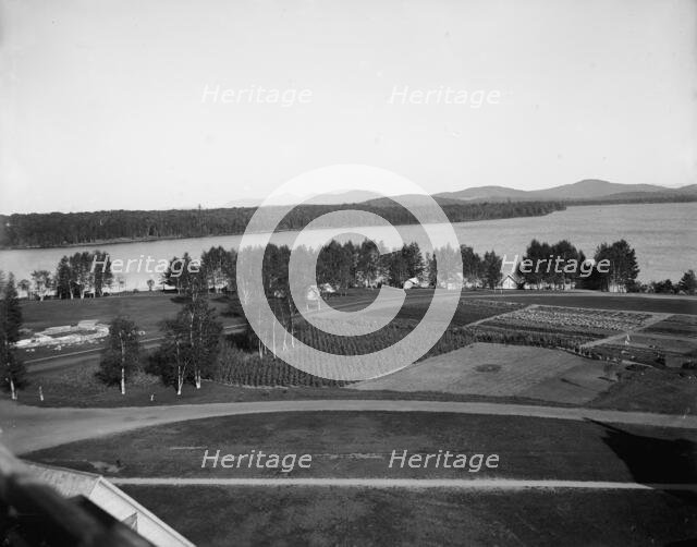 Upper Saranac Lake from Saranac Inn, Adirondacks, N.Y., between 1900 and 1910. Creator: Unknown.