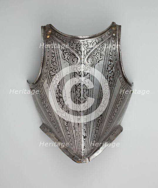 Breastplate, Italy, c. 1580/90. Creator: Unknown.
