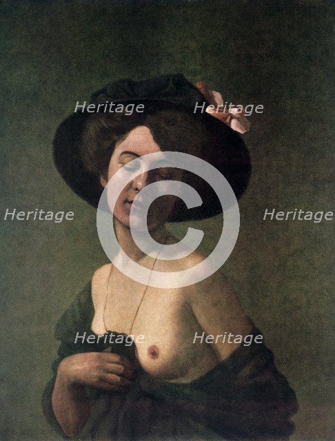 'Lady in a Hat', 1908.  Artist: Félix Vallotton