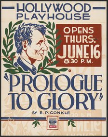 Prologue to Glory, Los Angeles, 1938. Creator: Unknown.