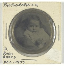 Untitled [portrait of a child], December 1877.  Creator: Unknown.