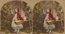 Little Red Riding Hood, about 1860. Creator: London Stereoscopic & Photographic Co.