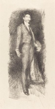 Count Robert de Montesquiou, No. 2, 1894. Creator: James Abbott McNeill Whistler.