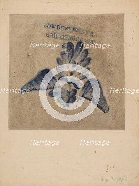 Jug, c. 1939. Creator: Anne Nemtzoff.