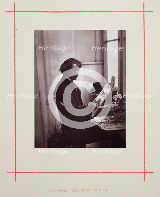 Tickets the Card-Dealer, 1877. Creator: John Thomson.