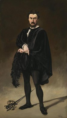 The Tragic Actor (Rouvière as Hamlet), 1866. Creator: Edouard Manet.