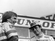 Derek Bell and Jacky Ickx, 1000km Silverstone, May 1985. Artist: Unknown