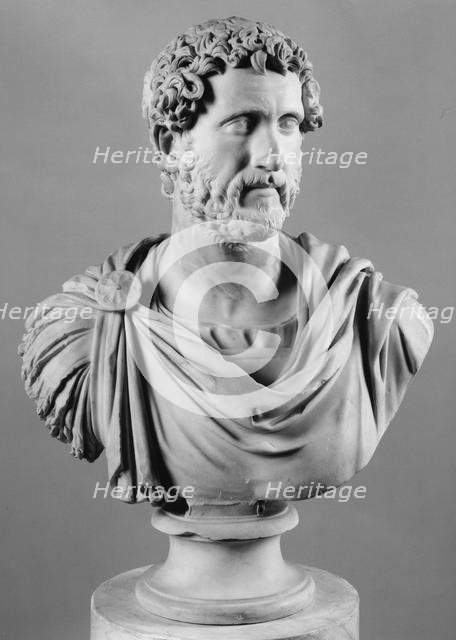 Bust of Antoninus Pius, Mid 2nd cen. AD. Creator: Art of Ancient Rome, Classical sculpture  .
