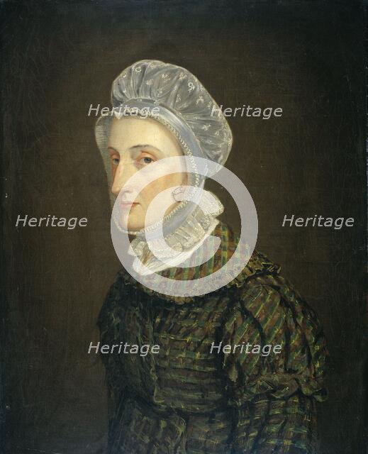 Portrait of Maria Petronella Mann, Wife of Heinrich Gottfried Theodor Crone, 1810-1838. Creator: Jan Philip Simon.