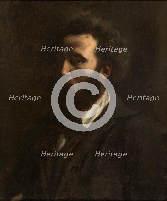 Autoportrait, 1857. Creator: Pierre Puvis de Chavannes.