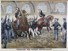 The French Republican Guard, 1899. Artist: F Meaulle