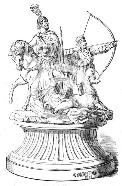 Prize Plate - Goodwood Races  - the Goodwood Cup, 1850. Creator: Unknown.