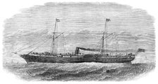 The Pacific Steam Navigation Company's new iron mail steam-ship Quito, 1864.  Creator: Unknown.